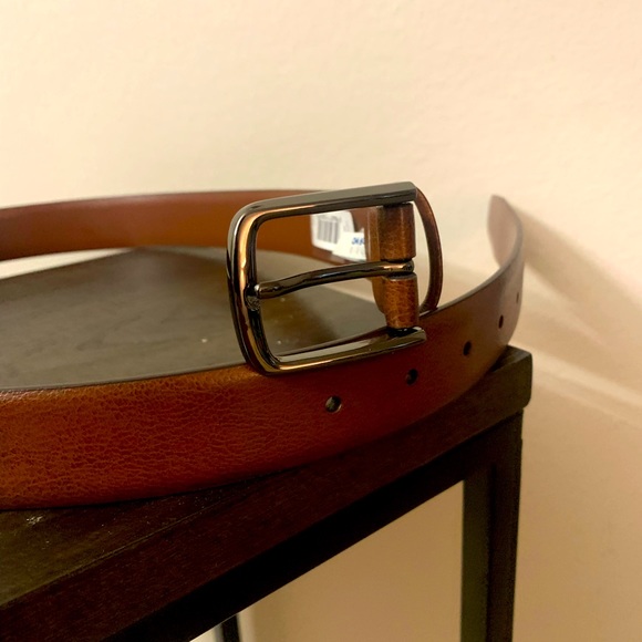 Perry Ellis Other - Brand New Perry Ellis Size 34 Brown Leather Belt